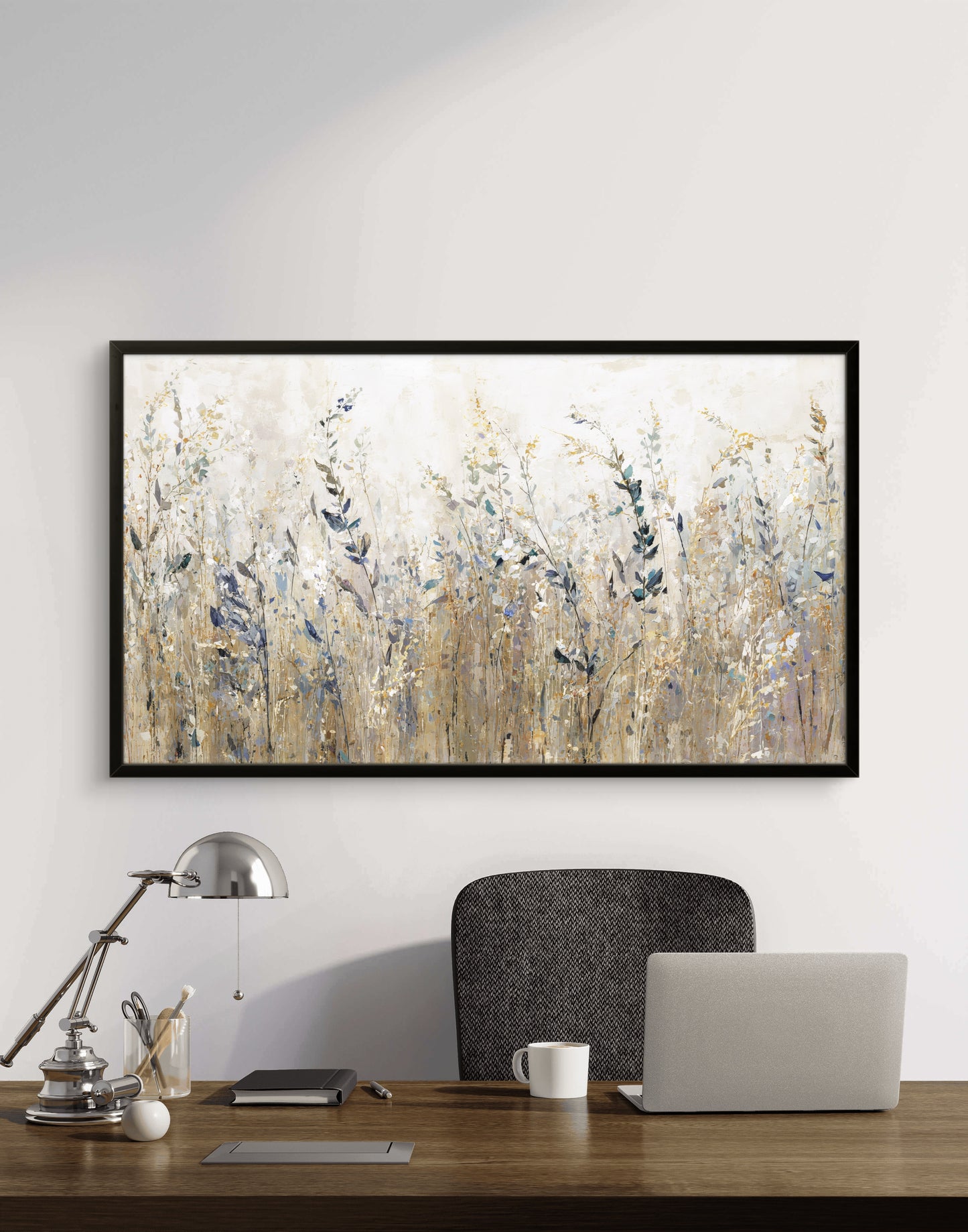 Stillness of the Meadow – Abstract Neutral Wall Art