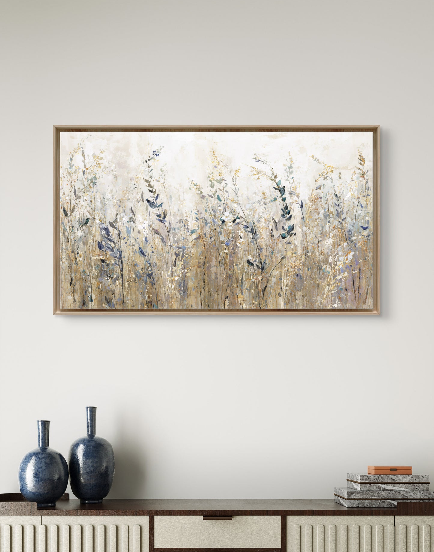 Stillness of the Meadow – Abstract Neutral Wall Art