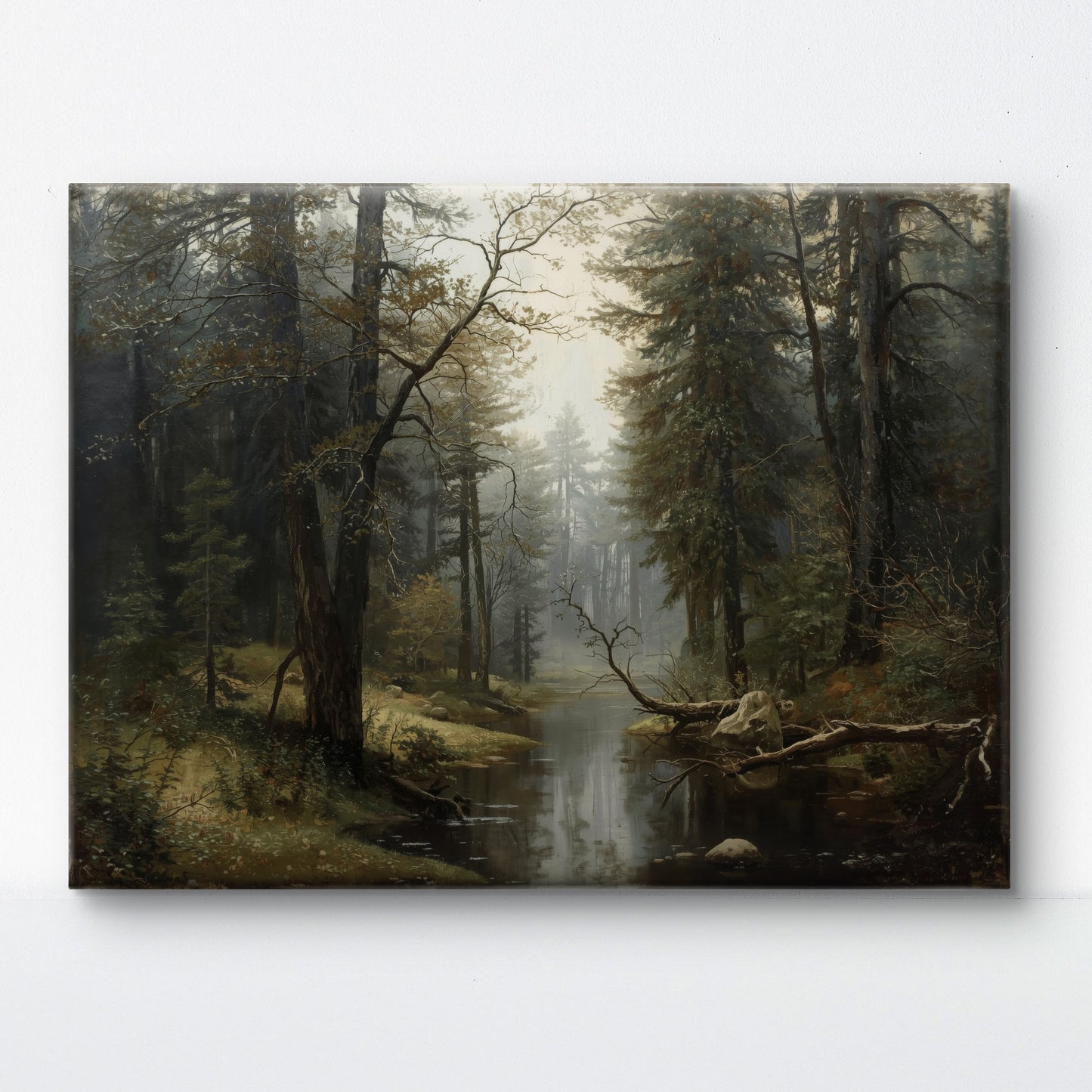 A Moment Before Sound – Moody Forest Landscape Wall Art