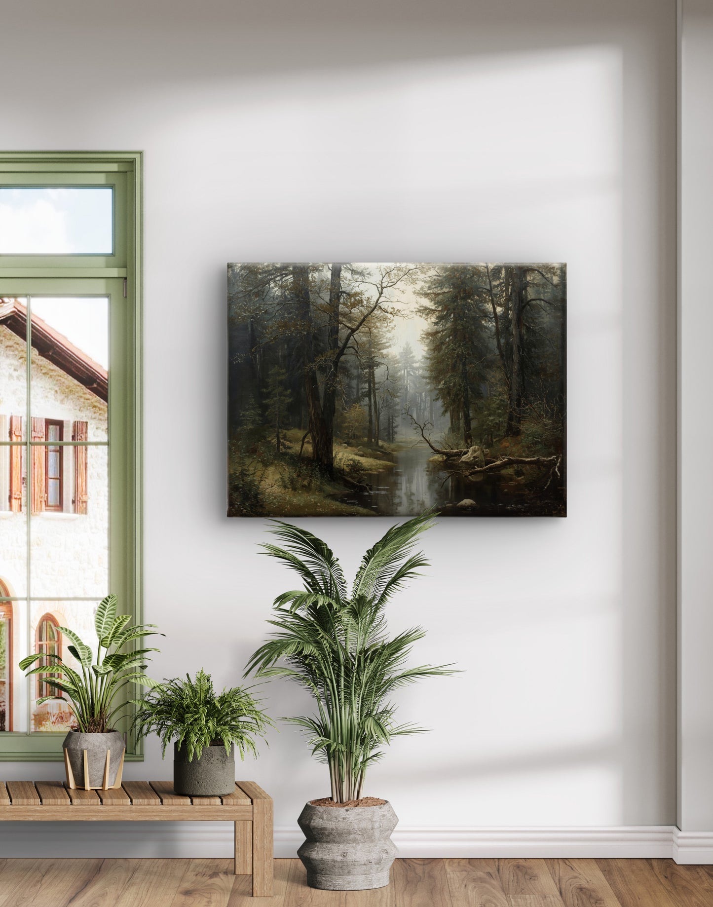 A Moment Before Sound – Moody Forest Landscape Wall Art