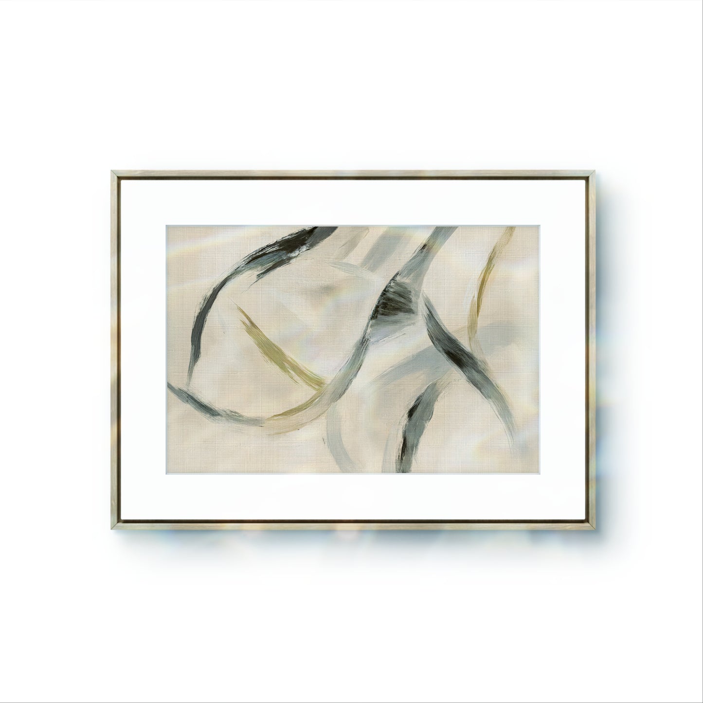 Waves of Serenity – Abstract Neutral Wall Art