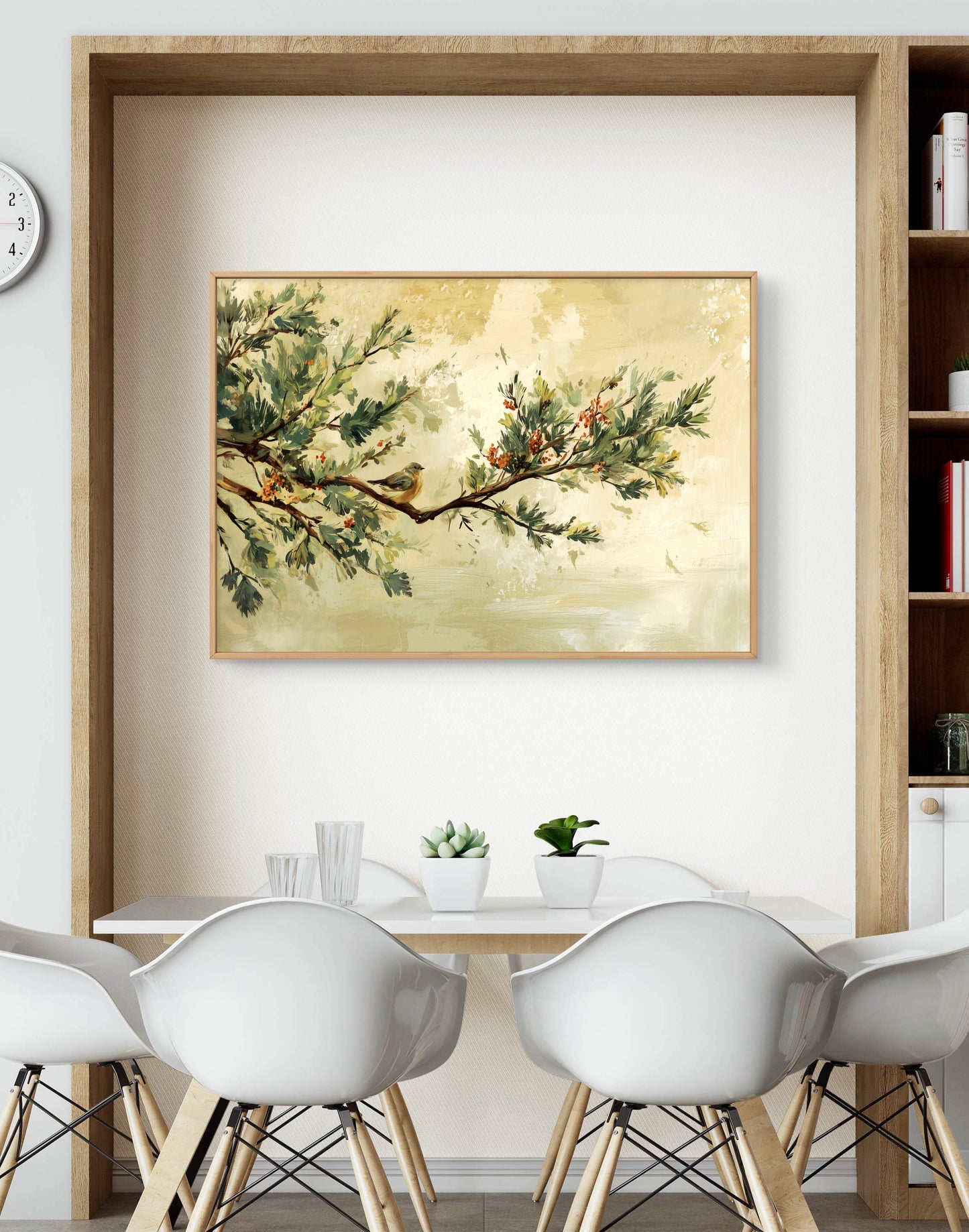 The Moment Before Movement – Minimal Nature Wall Art on Canvas