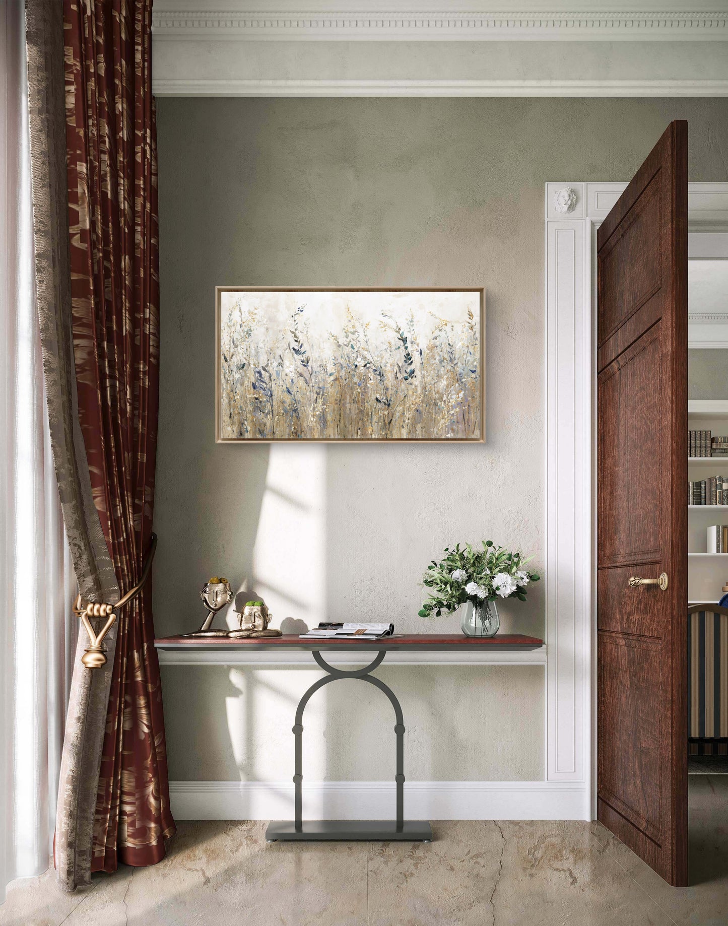 Stillness of the Meadow – Abstract Neutral Wall Art