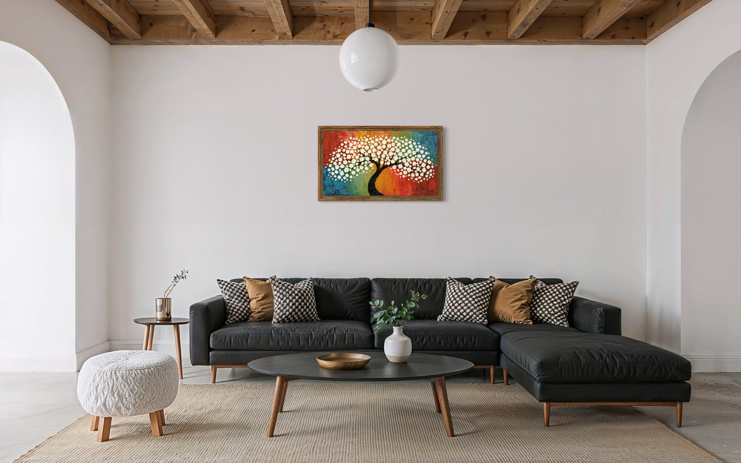 Blossom of Harmony – Textured Tree Wall Art
