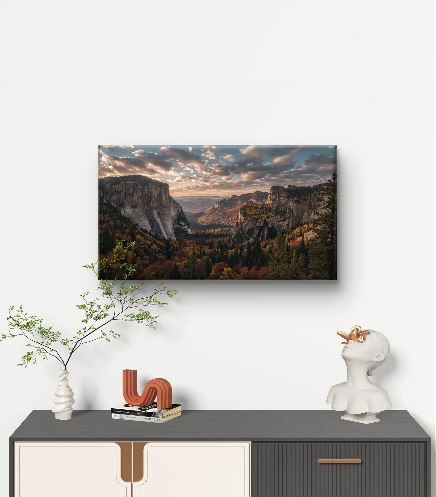 Valley of Gold — Autumn Mountain Panorama Wall Art