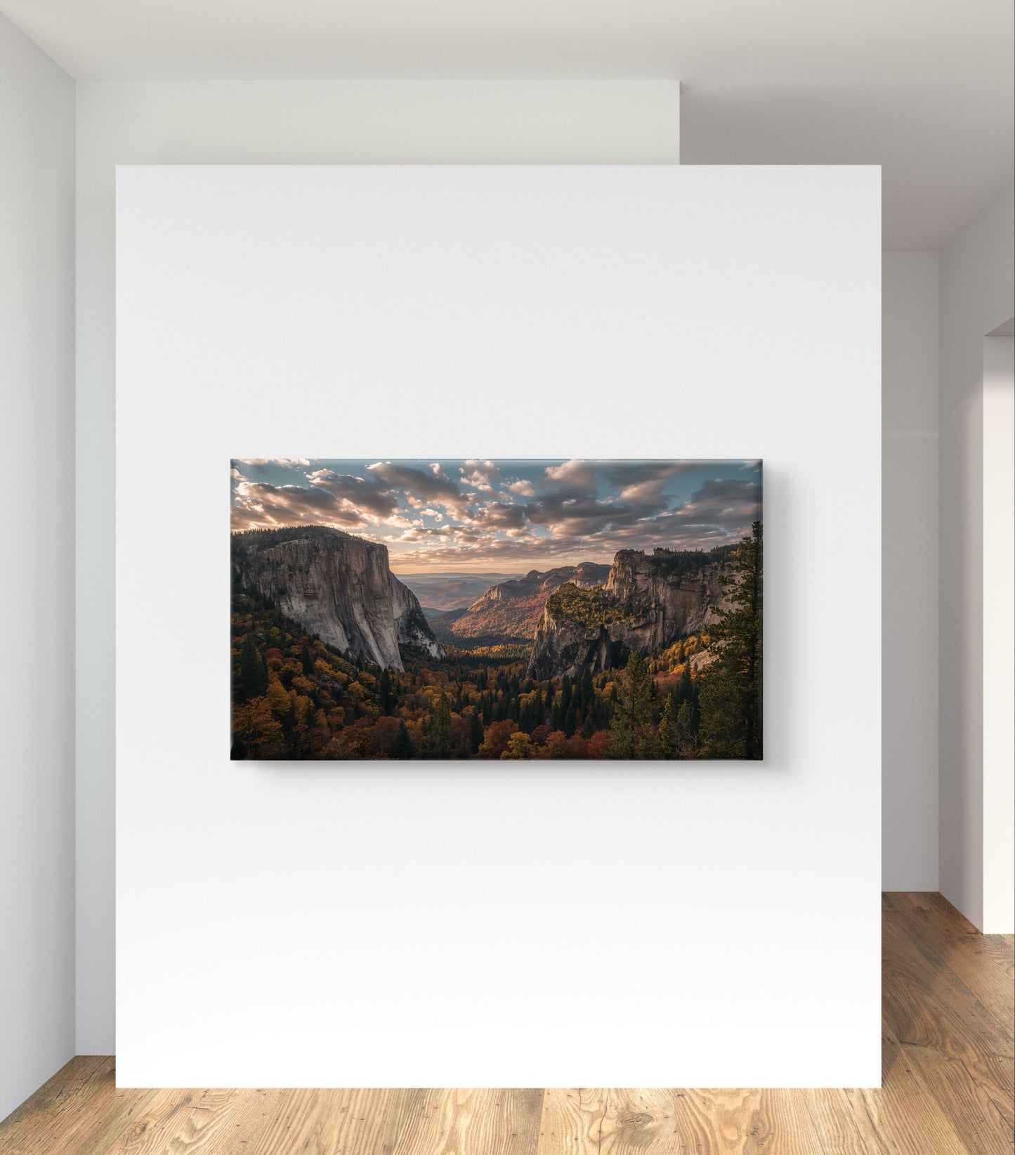 Valley of Gold — Autumn Mountain Panorama Wall Art