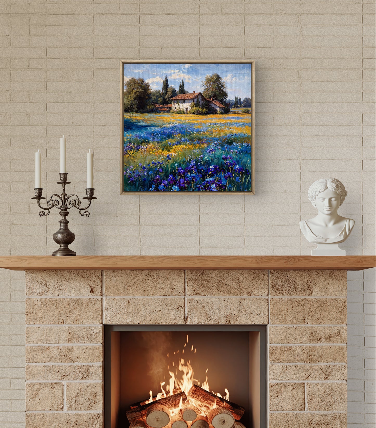 “Countryside Bloom – Fields of Serenity”