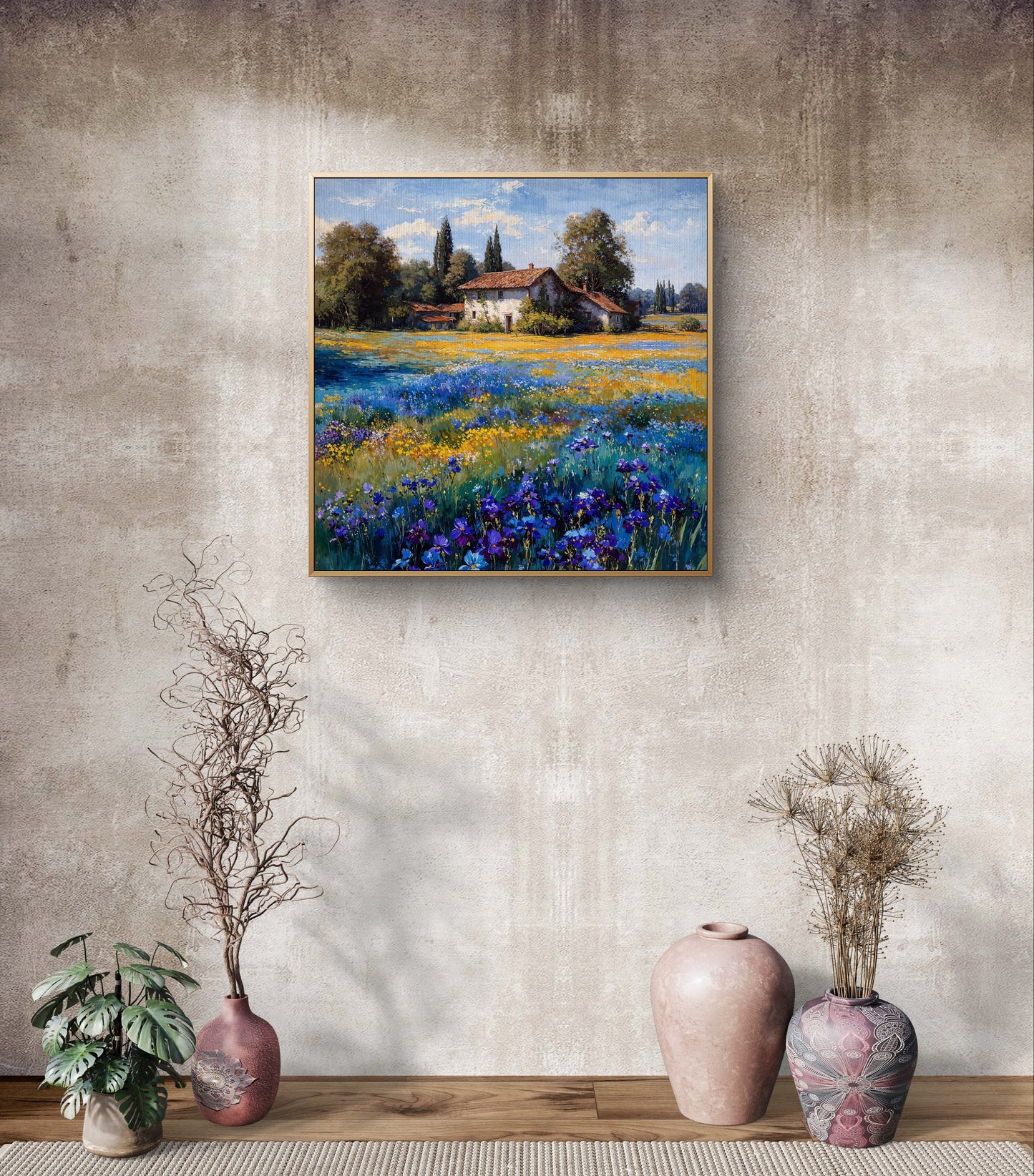 “Countryside Bloom – Fields of Serenity”