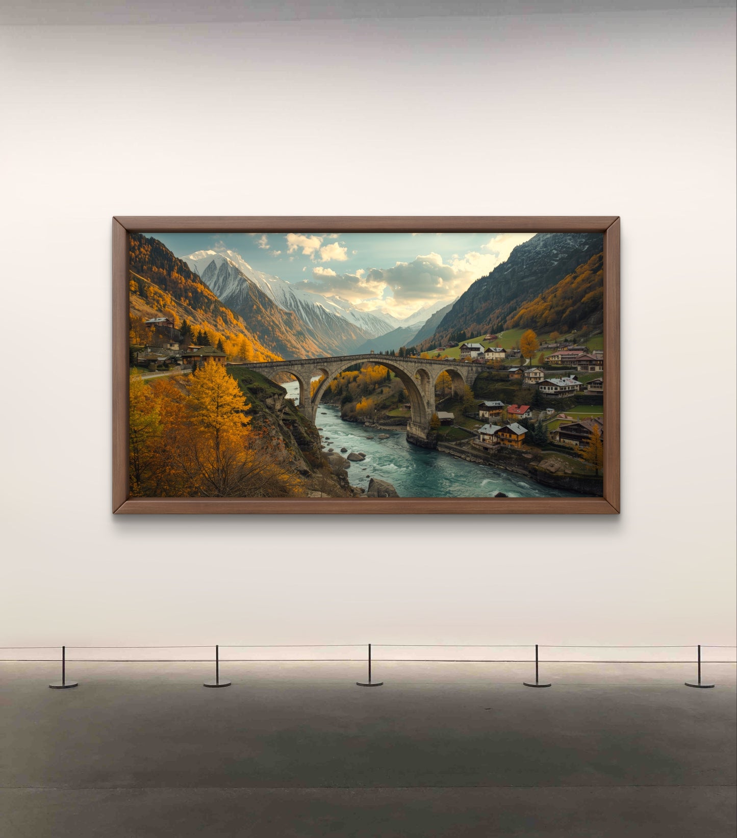 Golden Bridge of Silence – Path Through the Mountains