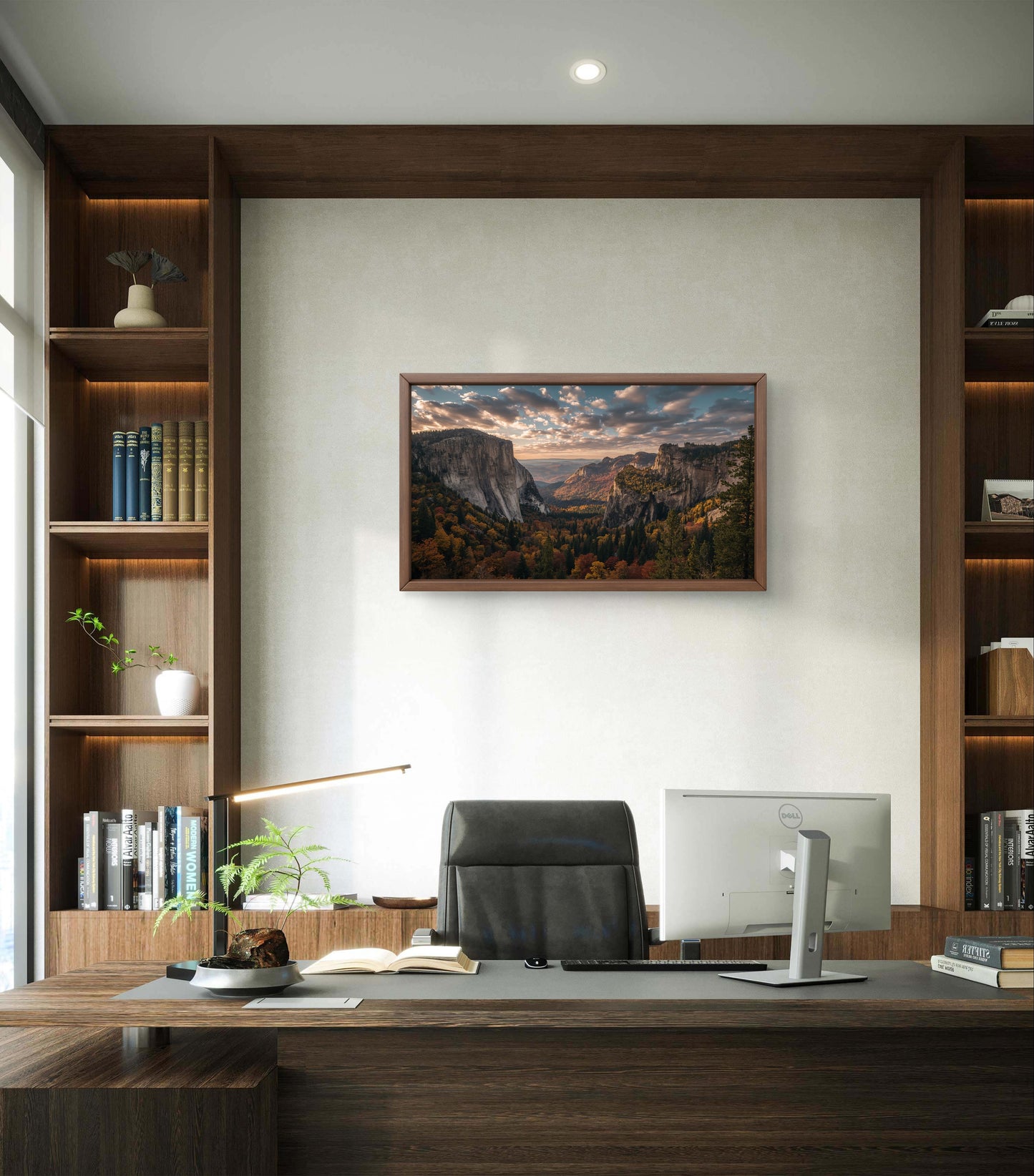 Valley of Gold — Autumn Mountain Panorama Wall Art
