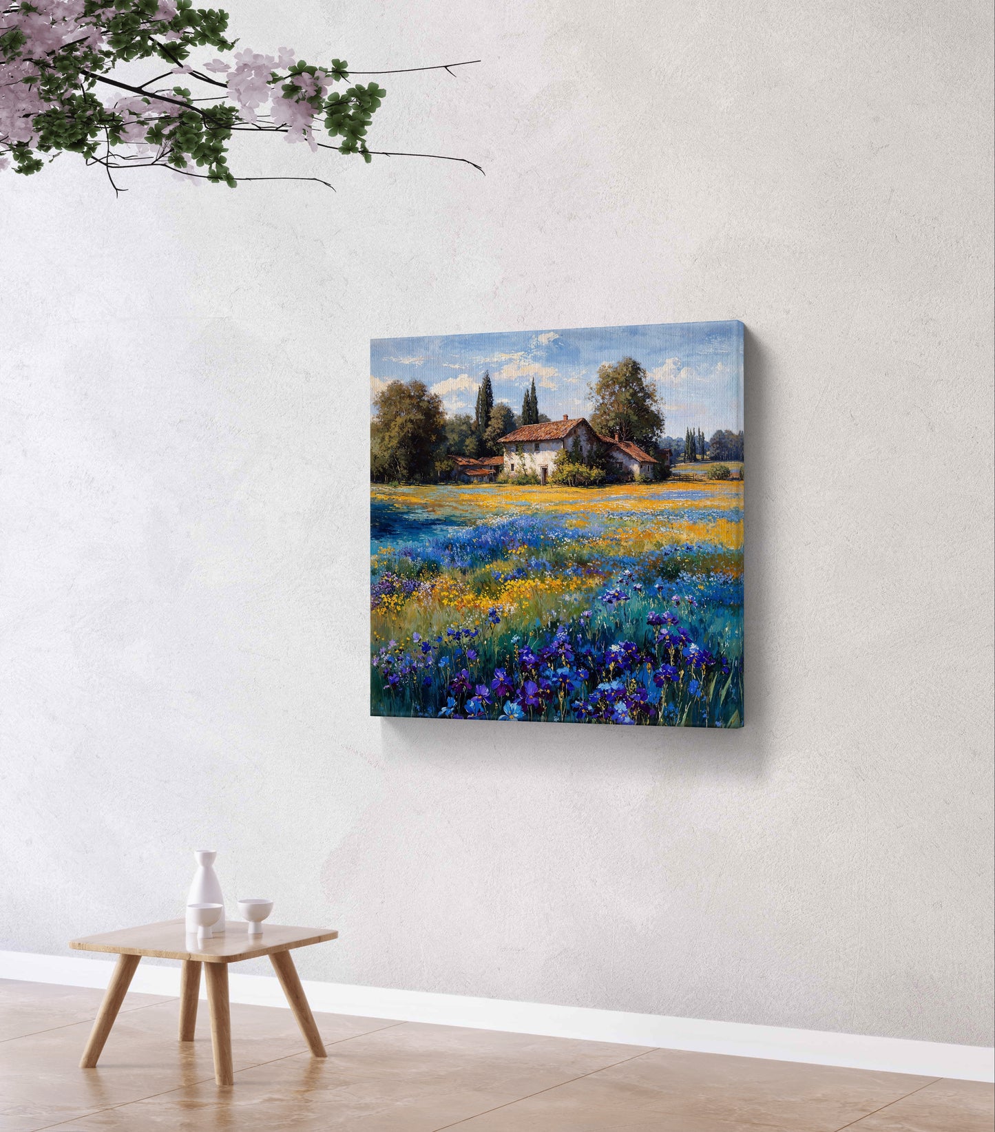 “Countryside Bloom – Fields of Serenity”