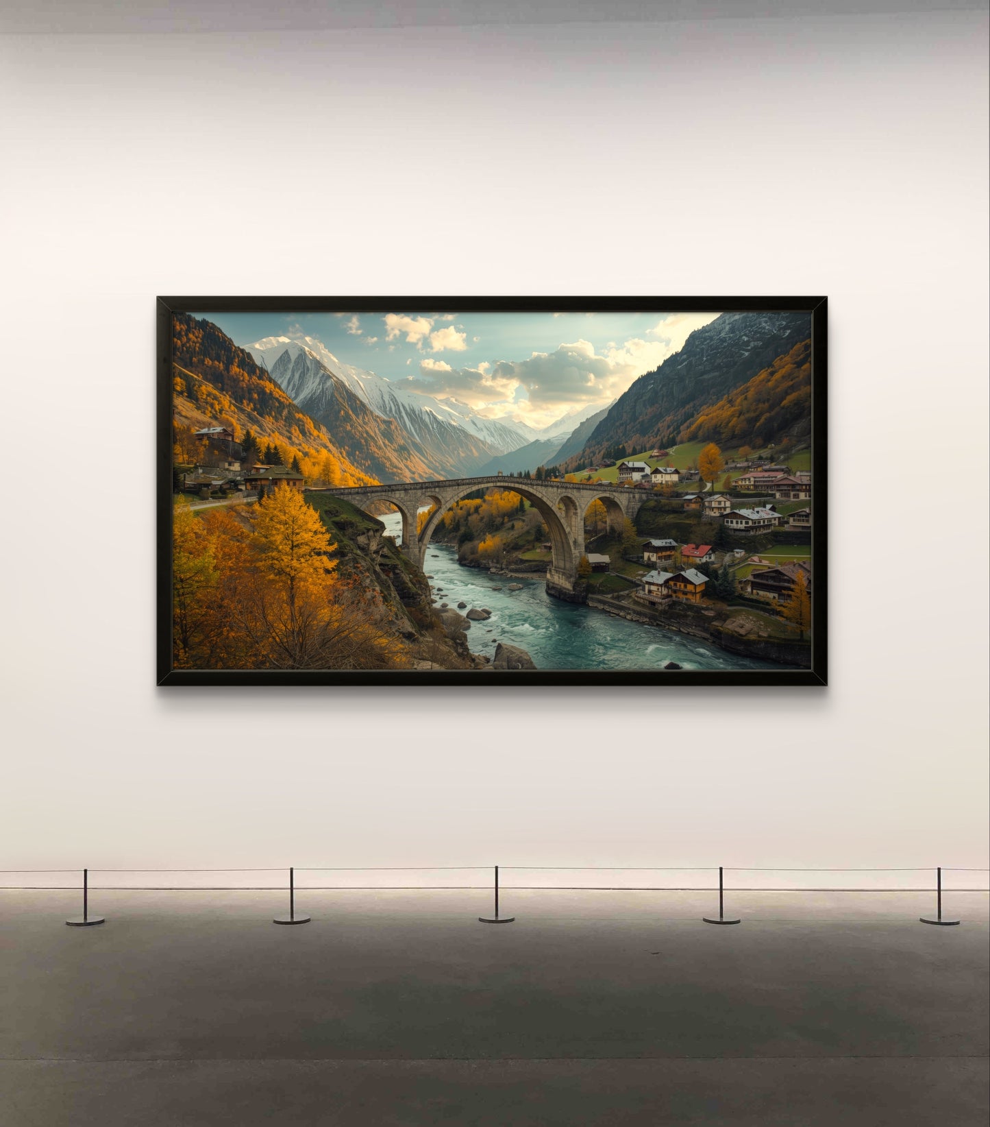 Golden Bridge of Silence – Path Through the Mountains