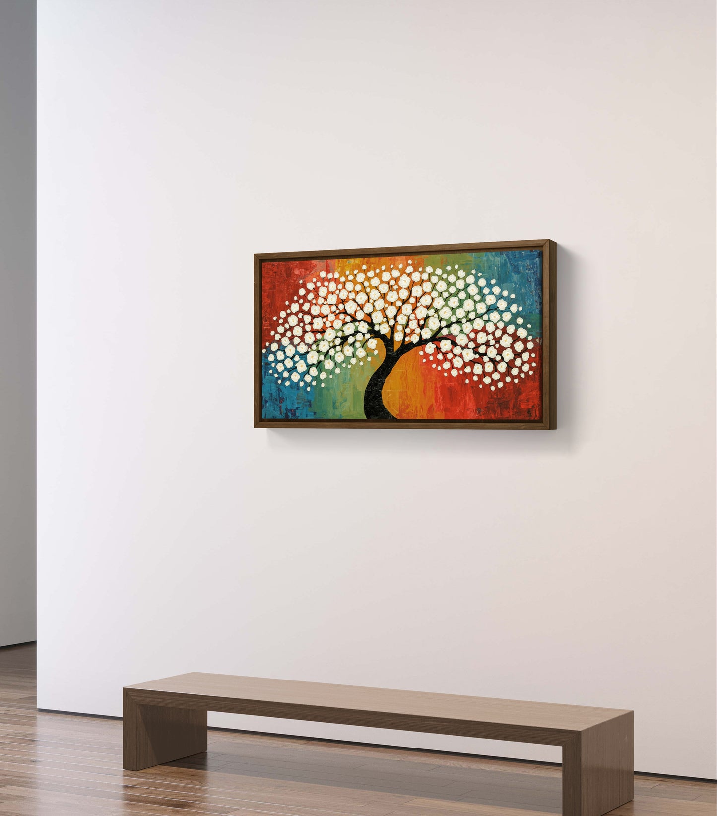 Blossom of Harmony – Textured Tree Wall Art