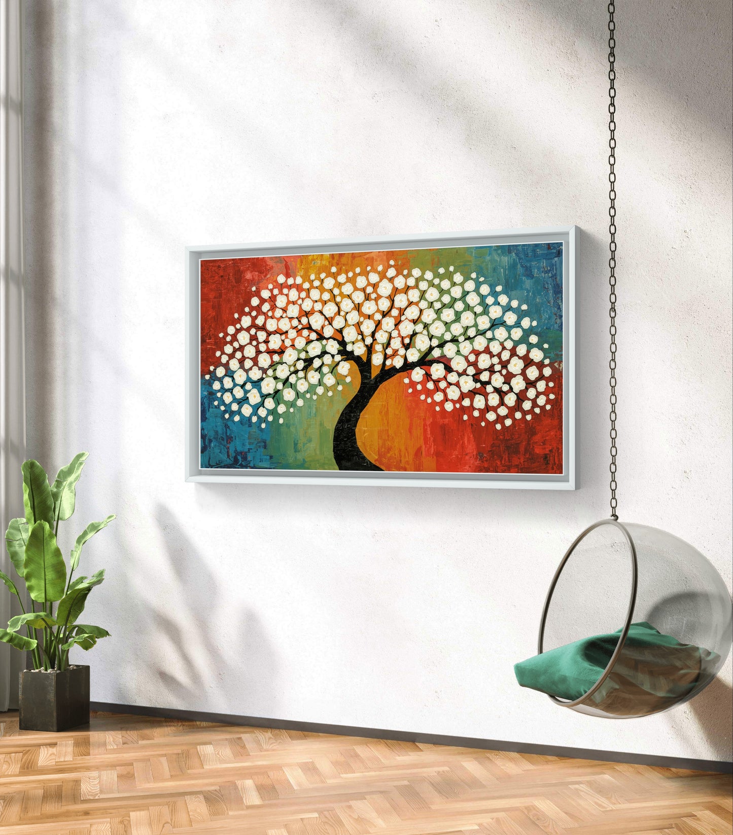 Blossom of Harmony – Textured Tree Wall Art