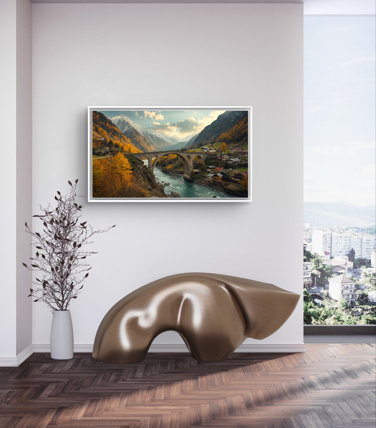 Golden Bridge of Silence – Path Through the Mountains