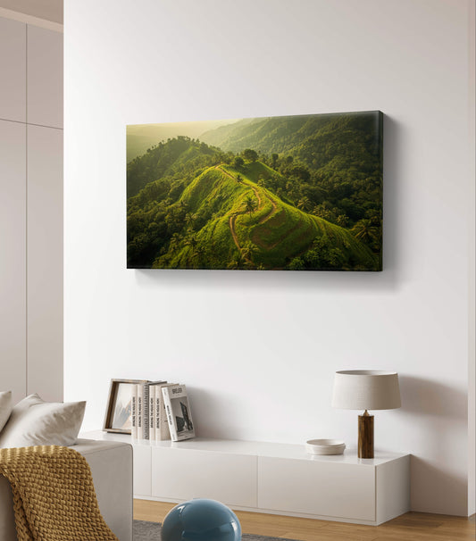 “Emerald Path — Journey Through the Green Hills”