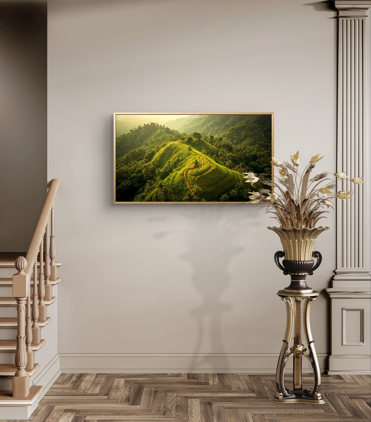 “Emerald Path — Journey Through the Green Hills”